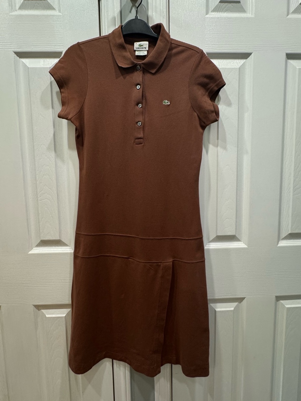 Lacoste Brown Polo Dress - Short Sleeve
